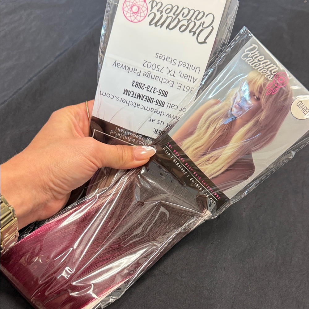Red ombré Hair Extensions